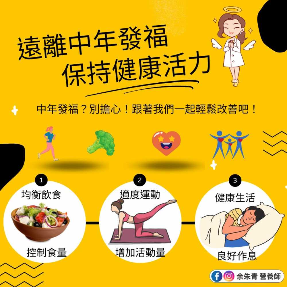 遠離中年發福、保持健康活力
