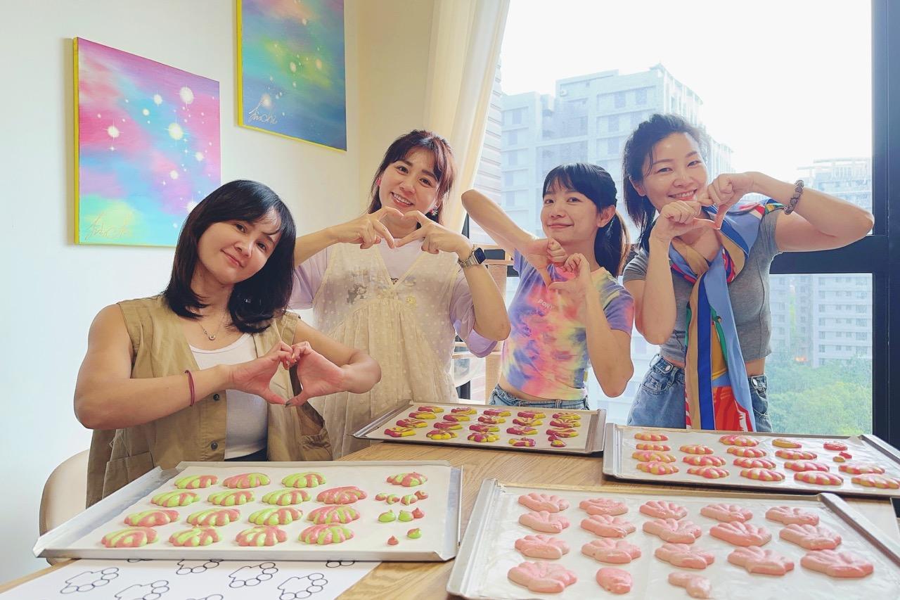 跟朋友去與菜子老師學習 #韓式馬卡龍
